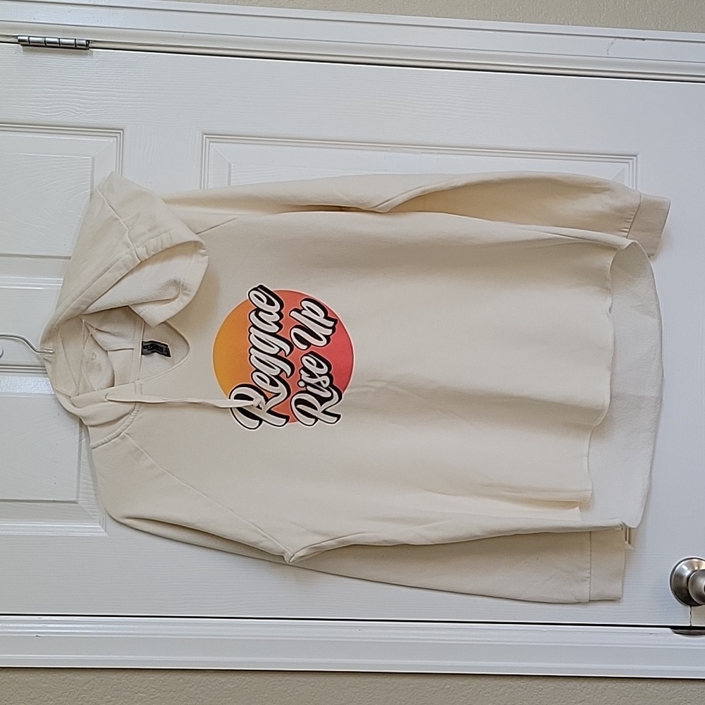 Reggae Rise Up Size L Cream Hoodie